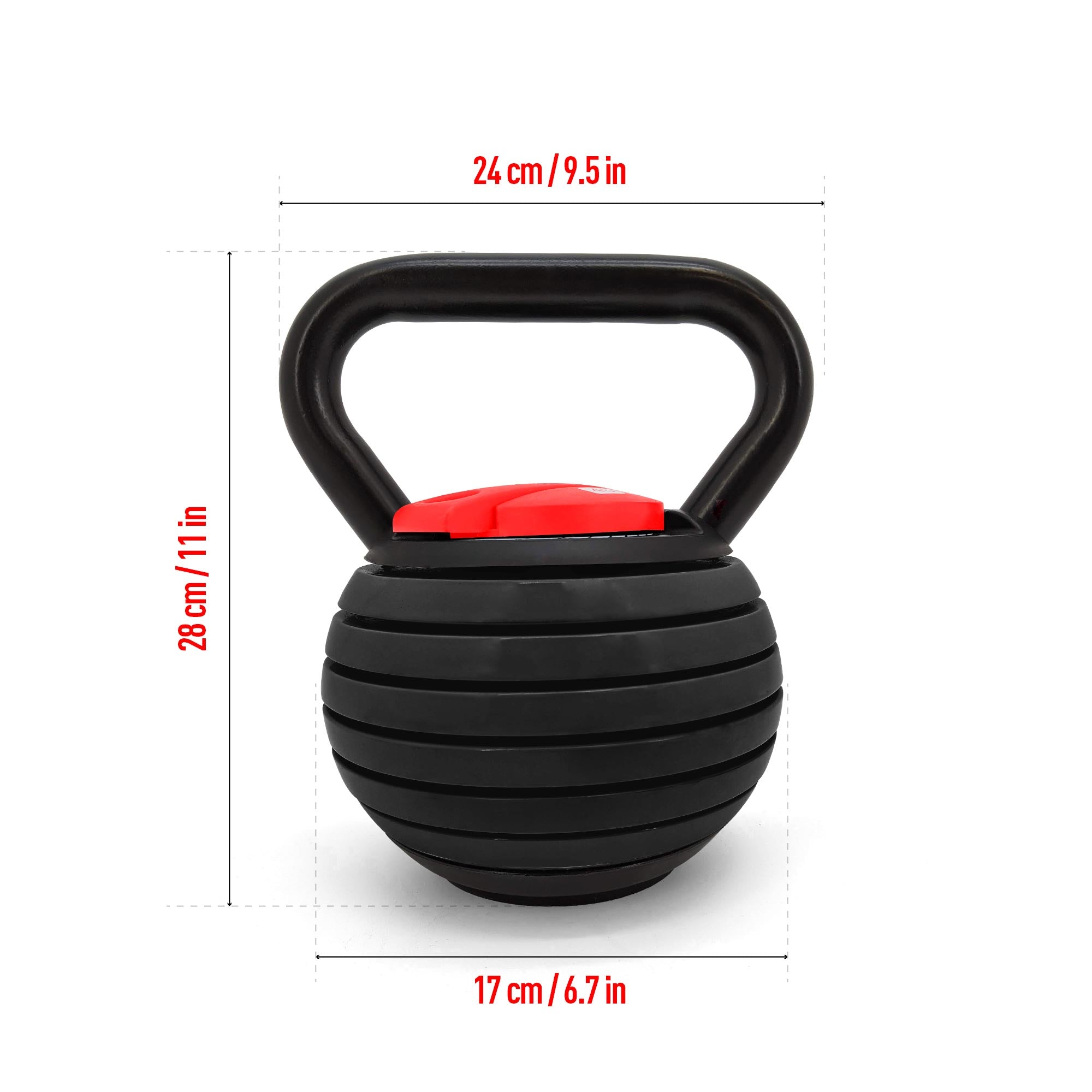 Quickly Adjustable Weights Kettlebell